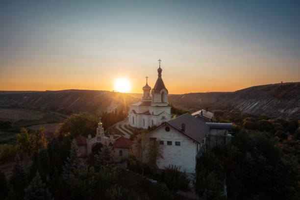 istock Old Orhei Monastery during Sunrise in Moldova, October 2023 2190714692