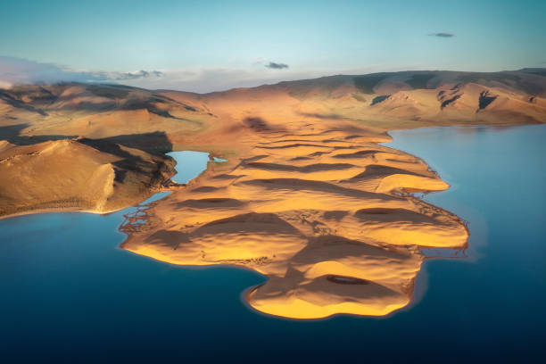 Gobi Desert and Lakes in Central Mongolia