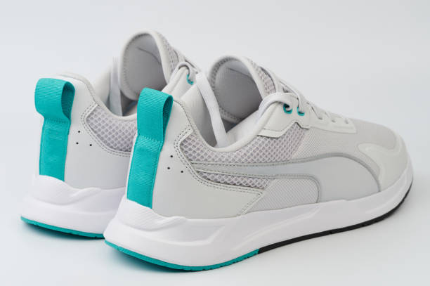 istock Elegant white sport shoes 2190718279