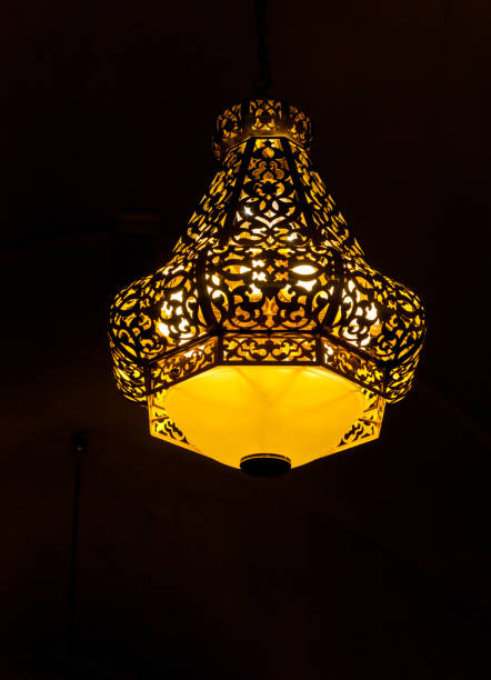 istock Traditional metal Morocco lantern with intricate pattern 2190722144