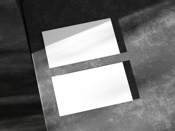 istock White business card mockup 2190722977