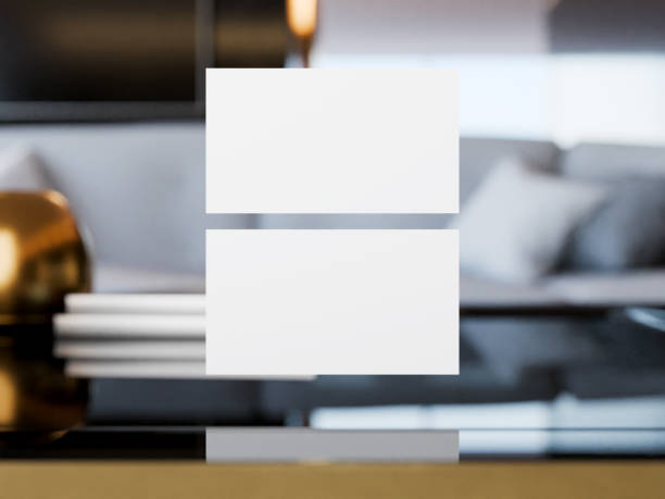 istock White business card mockup 2190723028