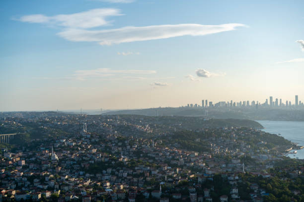 Panoramic view of Istanbul and Bosphorus