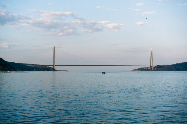 Photos of the Bosphorus Bridge that I took while doing the Bosphorus tour, one of the best activities to do in Istanbul