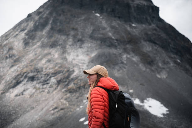 istock Hiker in Norway Majestic Mountain Backdrop 2190734247