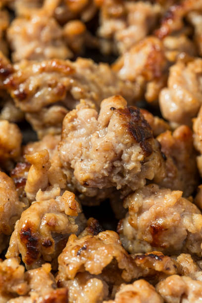 istock Spicy Italian Ground Sausage Meat 2190734409