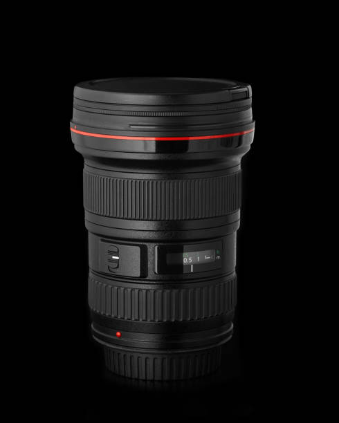 istock A HighQuality Camera Lens Displayed Against a Black Background for Artistic Effect 2190735837