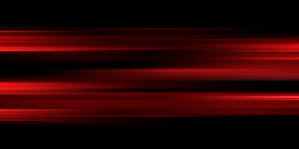 istock Red stripes lines motion blurred de focused abstract background 2190737394