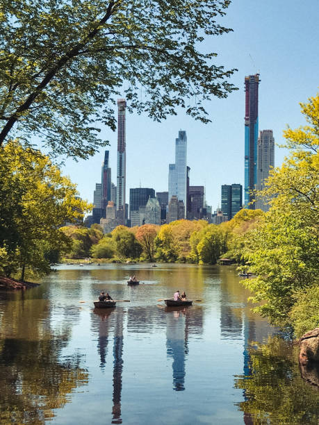 view of central park in summer