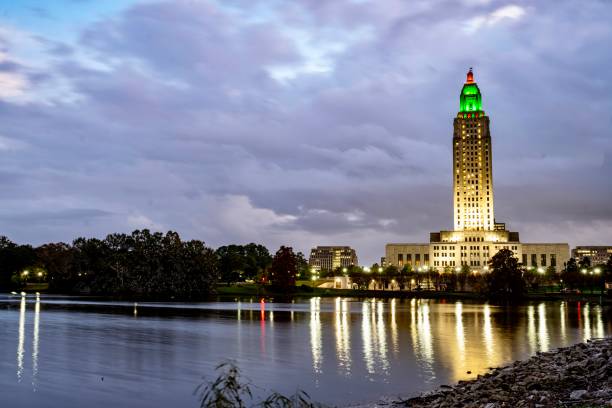 istock Louisiana State Capitol Building at Sunset 2190742504