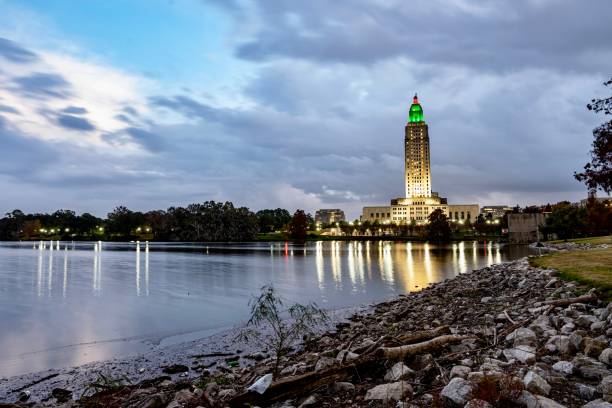 istock Louisiana State Capitol Building at Sunset 2190742518