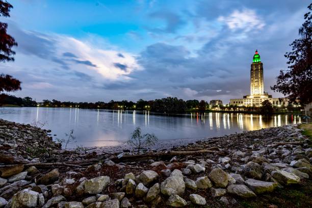 istock Louisiana State Capitol Building at Sunset 2190742525