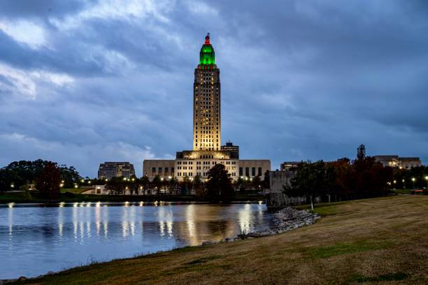 istock Louisiana State Capitol Building at Sunset 2190742591
