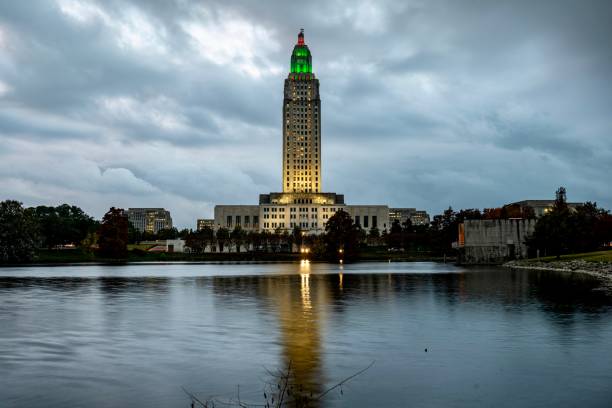 istock Louisiana State Capitol Building at Sunset 2190742616
