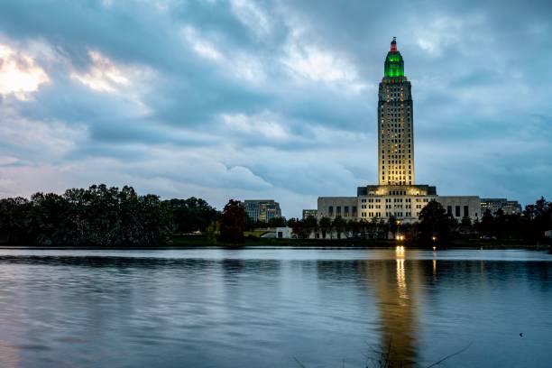 istock Louisiana State Capitol Building at Sunset 2190742634