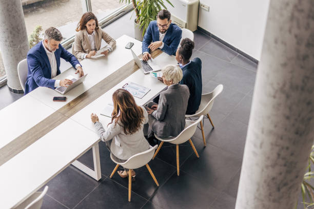 istock From above, the meeting room where their big ambitions are realized 2190744446