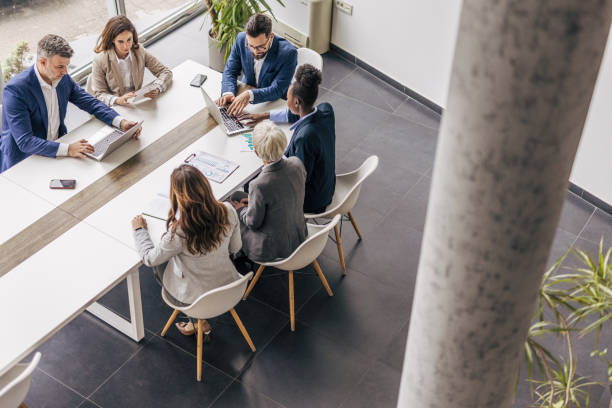 istock From above, the meeting room where their big ambitions are realized 2190744484