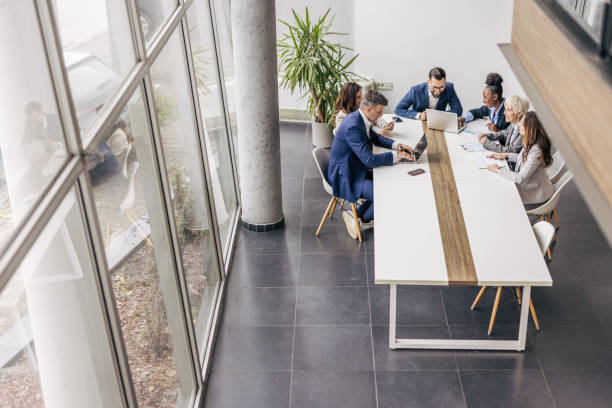 istock From above, the meeting room where their big ambitions are realized 2190744576