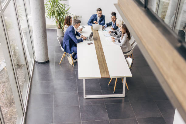 istock From above, the meeting room where their big ambitions are realized 2190744577