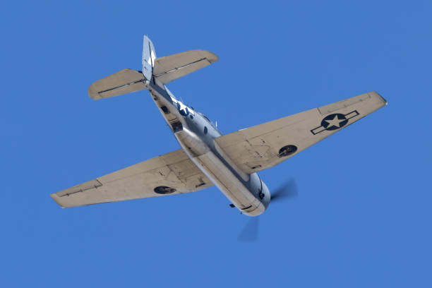 istock Bottom view of a WWII assault plane (TBM Avenger) 2190747244