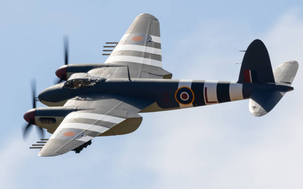 istock Side view of a WWII era combat plane (Mosquito) 2190747307