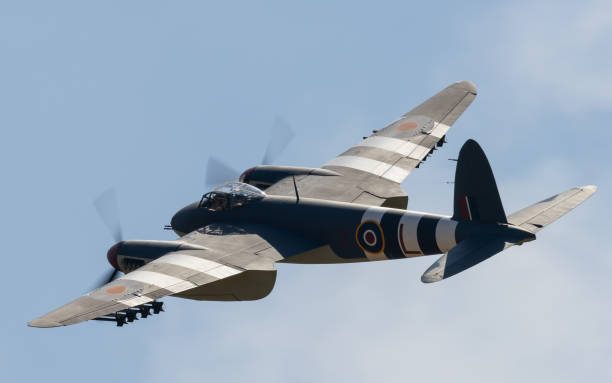 istock Side view of a WWII era combat plane (Mosquito) 2190747314
