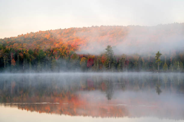 istock Autumn scenery at Lake Bouchard at Sunrise 2190749343