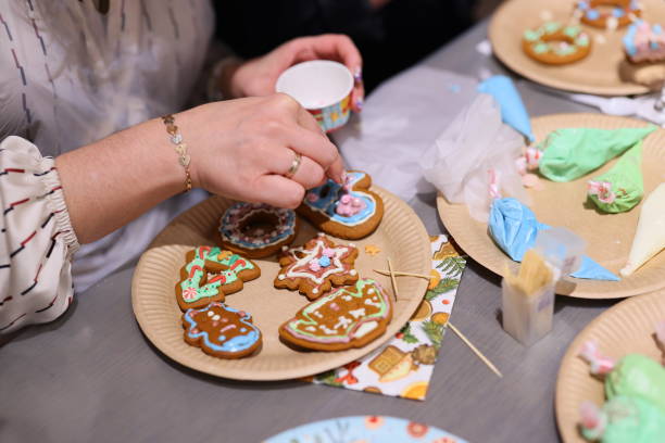 istock Join us for a delightful Festive Cookie Decorating Event featuring vibrant and colorful designs 2190753728