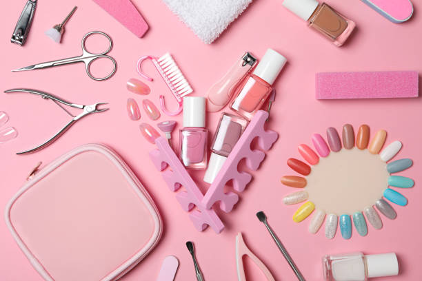 istock Concept of nail art, tools for pedicure and manicure 2190768219