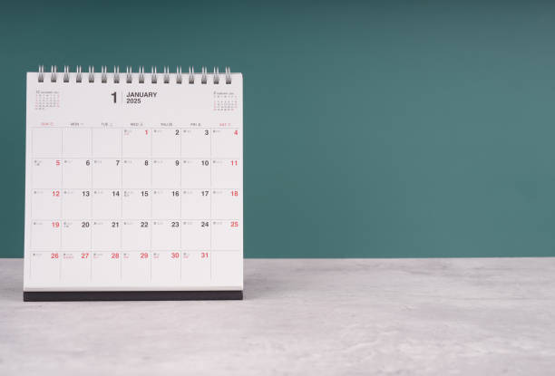 istock January 2025 desk calendar 2190773606