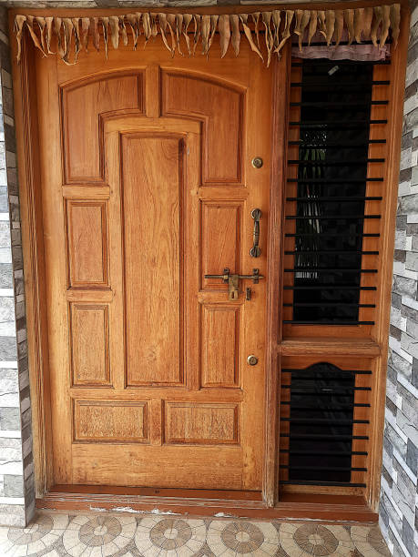 istock Wooden Main Door and Window 2190774614