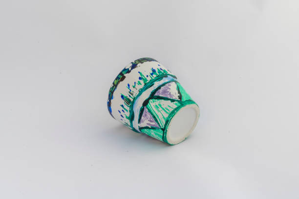 Handmade Pottery Cup Close Up