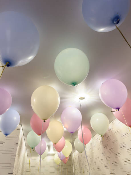 istock A room with many balloons of different colors and sizes 2190778655