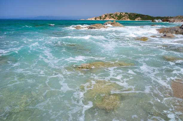 The granite promontory of Monti Russu, near Santa Teresa Gallura, stands out majestically against the often rough waters of the Strait of Bonifacio. The colors of the sea are stunning. Even in the summer high season, these wonderful beaches are relatively deserted.