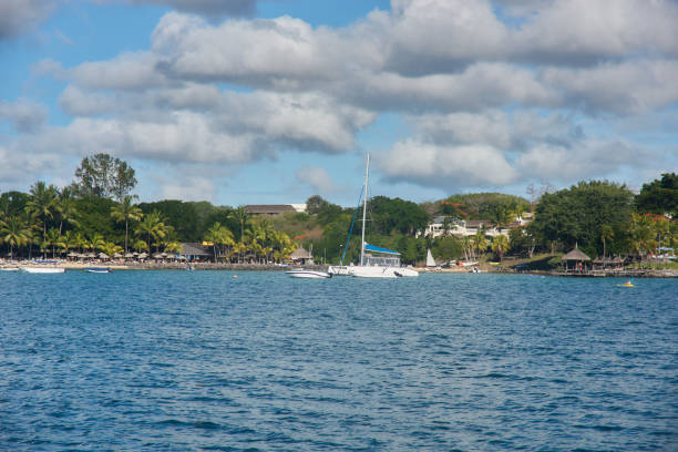 istock Amazing tropical beach scenery on Mauritius Island 2190786422