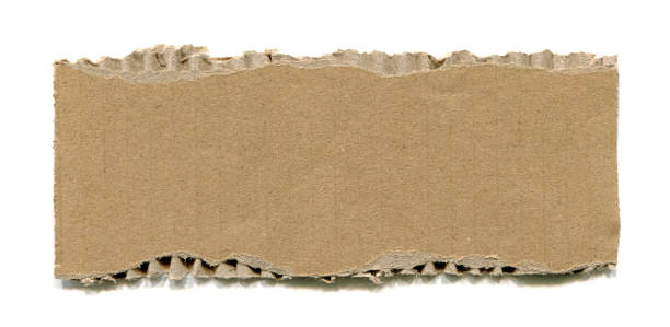istock Old brown cardboard paper texture background isolated 2190786452