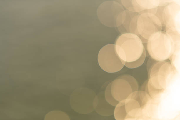 Orange ball bokeh background