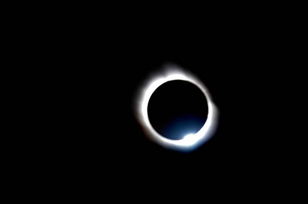 istock The diamond-ring effect occurred at the beginning and end of totality during a total solar eclipse. 2190798202
