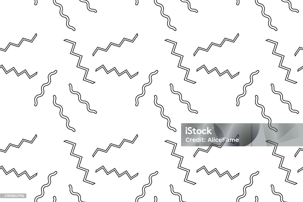 Wavy Pattern For Coloring In Wavy And Zigzag Line Pattern Coloring Page Stock Illustration ...