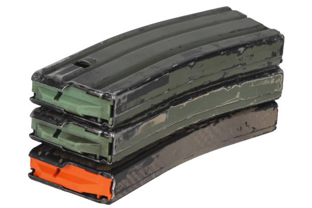 istock ammunition magazines for assault rifle M16 or M4 2190808748