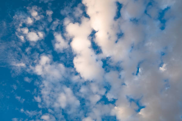 istock Sky background. Blue sky with white clouds for publication, design, poster, calendar, post, screensaver, wallpaper, postcard, banner, cover, website. High quality photography 2190810553