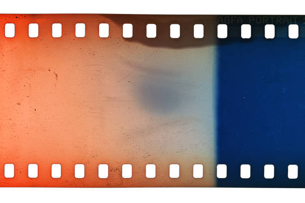 istock Dusty and grungy 35mm film texture or surface 2190822952