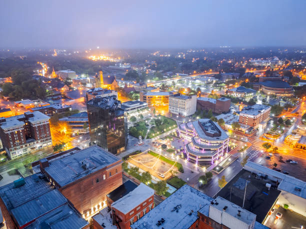 istock Springfield, Ohio, USA Town at Blue Hour 2190826957