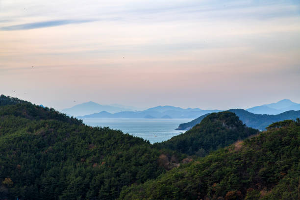 istock sea and islands on a cloudy day 2190831388