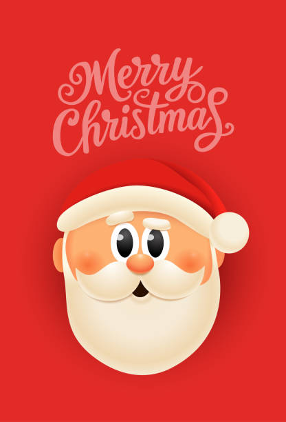 istock Merry Christmas banner design with a cute Santa Claus. Vector illustration. 2190831477