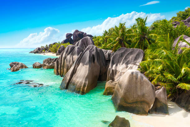 istock Anse Source D'Argent - the most beautiful beach of Seychelles. La Digue Island, Seychelles 2190836741