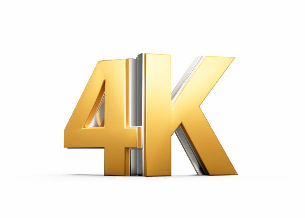 istock Golden 4K Text With Metallic Gleam Emphasizing Its Milestone Or Resolution Symbolism 3D Illustration 2190849828