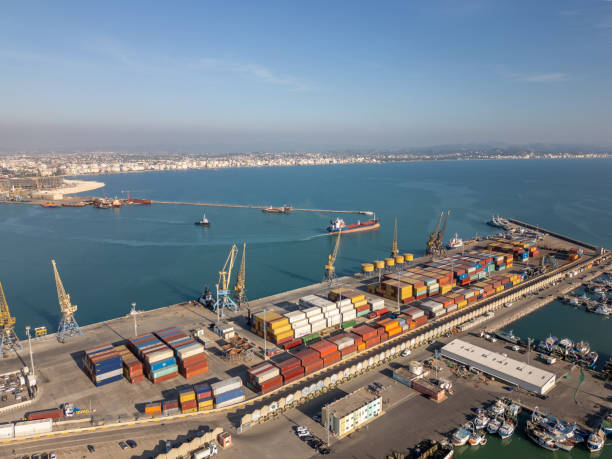 istock Harbour of Durres by drone 2190853035