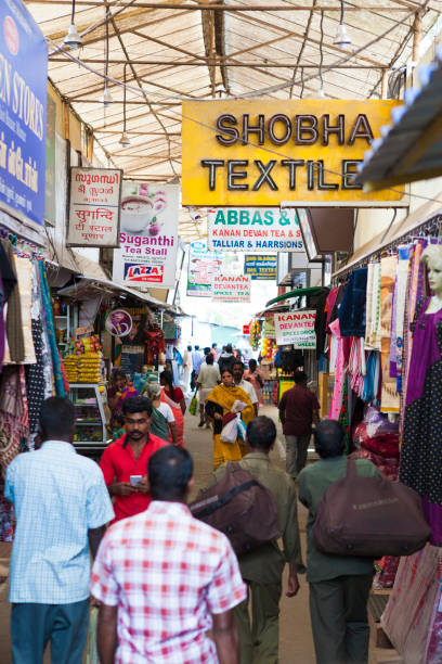 Fruit and vegetables being sold in the central market in Bhuj, the main settlement in the Gujarati Kutch district. This part of the city remained intact when much of the area was demolished by a major earthquake in 2001