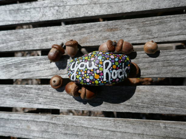 istock You rock kindness rock with acorns 2190861499